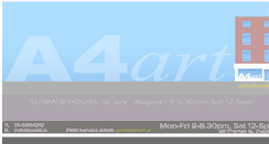 Desktop Screenshot of a4art.ie